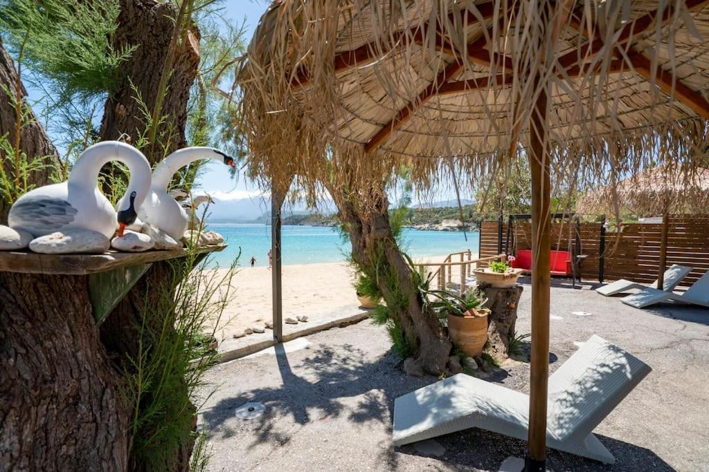 Sea And Sun Metaxy Mas, Brand-New, Beachfront ! Chania  Exterior photo